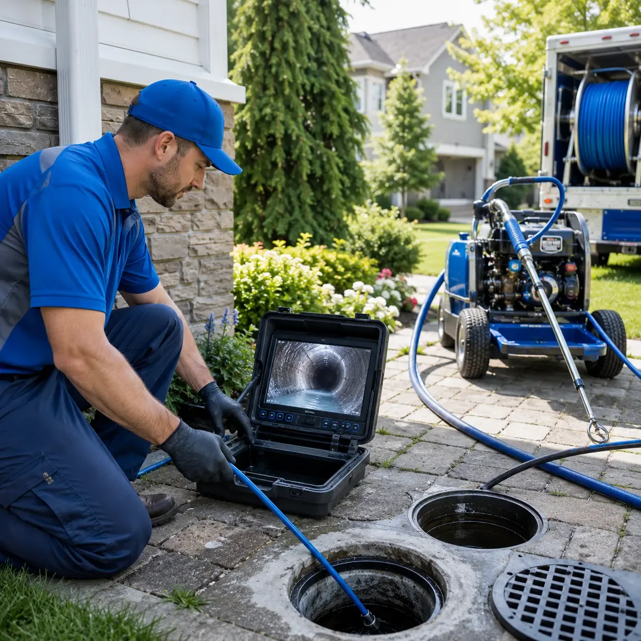 Outdoor drain cleaning professionals serving Swiftwater, PA